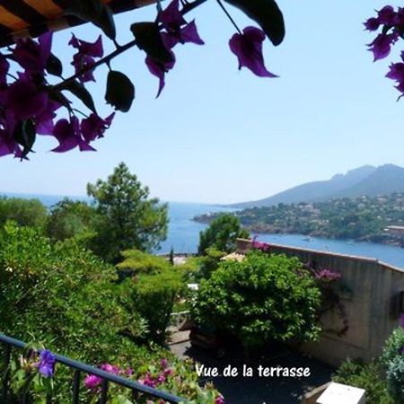 Studio A Theoule Sur Mer A 400 M De La Plage Avec Vue Sur La Mer Terrasse Amenagee Et Wifi Appartamento Esterno foto